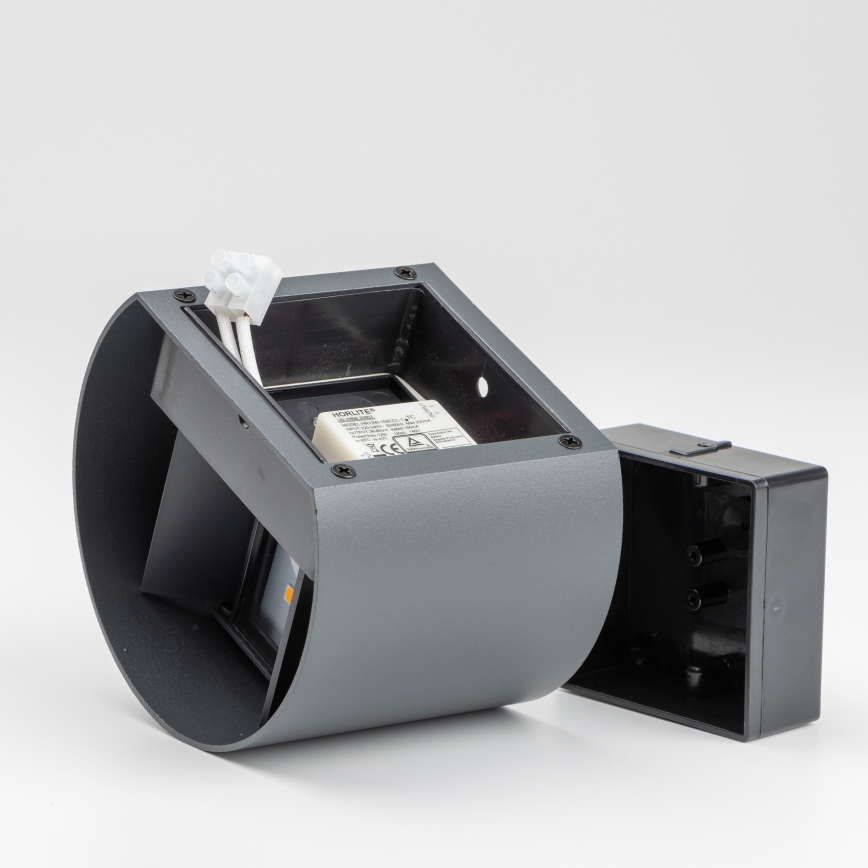 Brilagi - LED Zunanja stenska svetilka RONDO LED/6W/230V antracit IP54