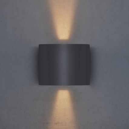 Brilagi - LED Zunanja stenska svetilka RONDO LED/6W/230V antracit IP54