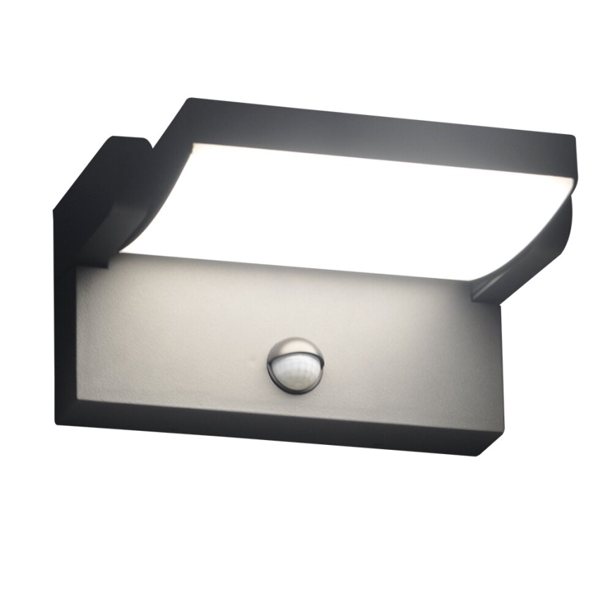Brilagi - LED Zunanja stenska svetilka s senzorjem ANKLE LED/18W/230V 4000K IP65 antracit