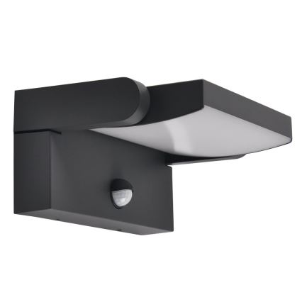 Brilagi - LED Zunanja stenska svetilka s senzorjem ANKLE LED/18W/230V 4000K IP65 antracit