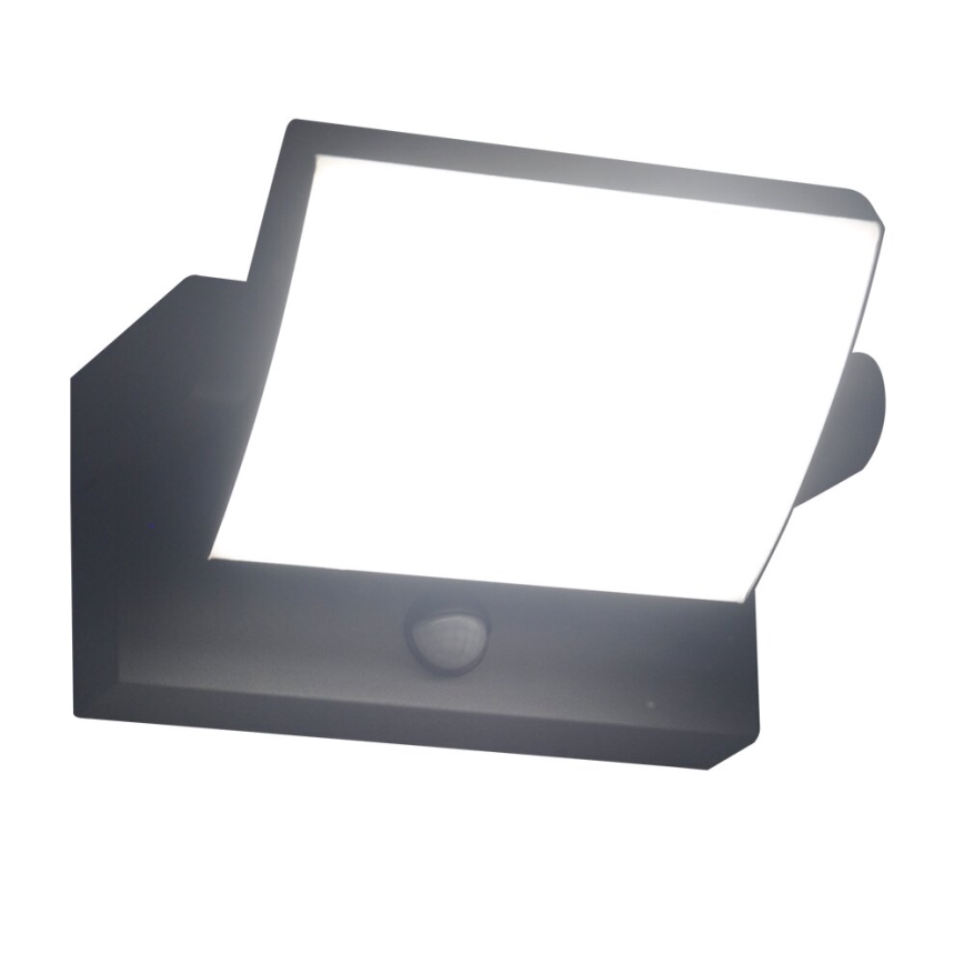 Brilagi - LED Zunanja stenska svetilka s senzorjem ANKLE LED/18W/230V 4000K IP65 antracit