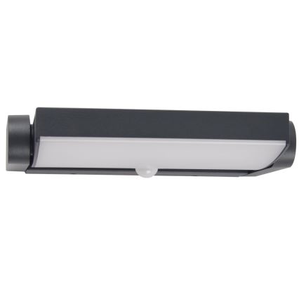 Brilagi - LED Zunanja stenska svetilka s senzorjem ANKLE LED/18W/230V 4000K IP65 antracit