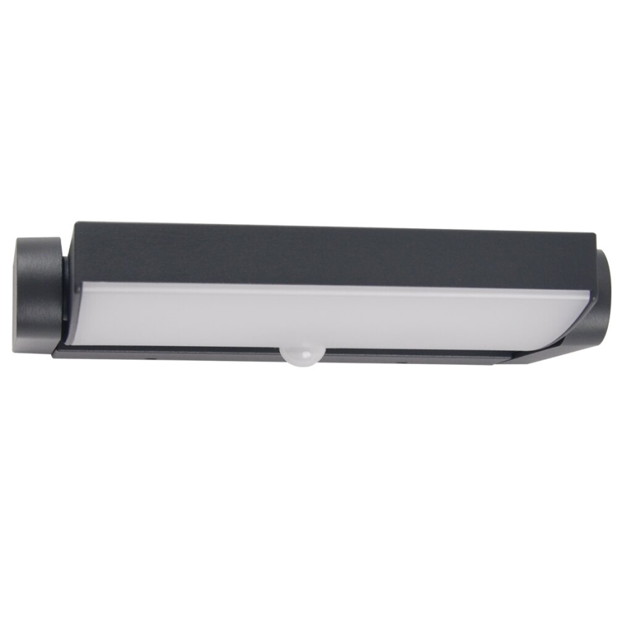 Brilagi - LED Zunanja stenska svetilka s senzorjem ANKLE LED/18W/230V 4000K IP65 antracit