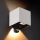 Brilagi - LED zunanja stenska svetilka s senzorjem CUBE LED/6W/230V siva IP65