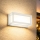 Brilagi - LED zunanja stenska svetilka s senzorjem PARKER LED/12W/230V bela IP44