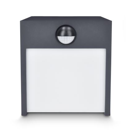 Brilagi - LED Zunanja stenska svetilka s senzorjem TERNI LED/12W/230V antracit IP44