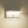 Brilagi - LED zunanja stenska svetilka s senzorjem TESSI LED/10W/230V bela IP54