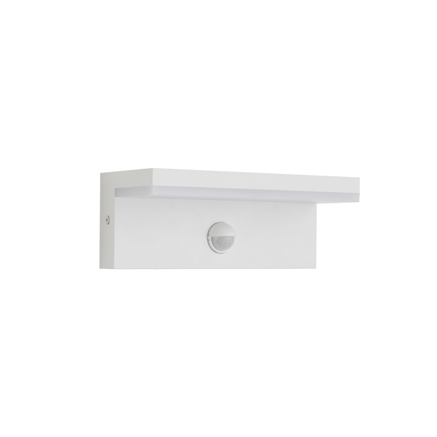 Brilagi - LED zunanja stenska svetilka s senzorjem TESSI LED/10W/230V bela IP54