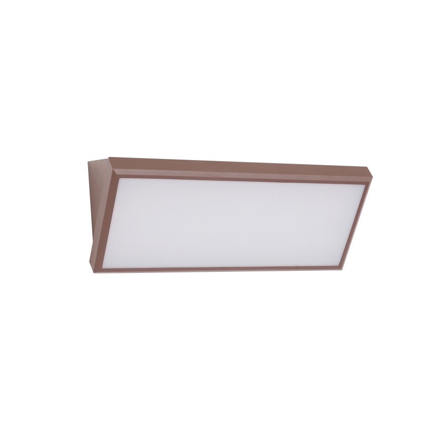 Brilagi - LED zunanja stenska svetilka s senzorjem TRIANGLE LED/42W/230V 45 cm rjava IP65