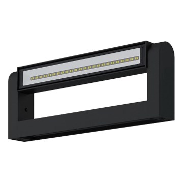 Brilagi - LED zunanja stenska svetilka SALERNO LED/12W/230V 35,5 cm črna IP65