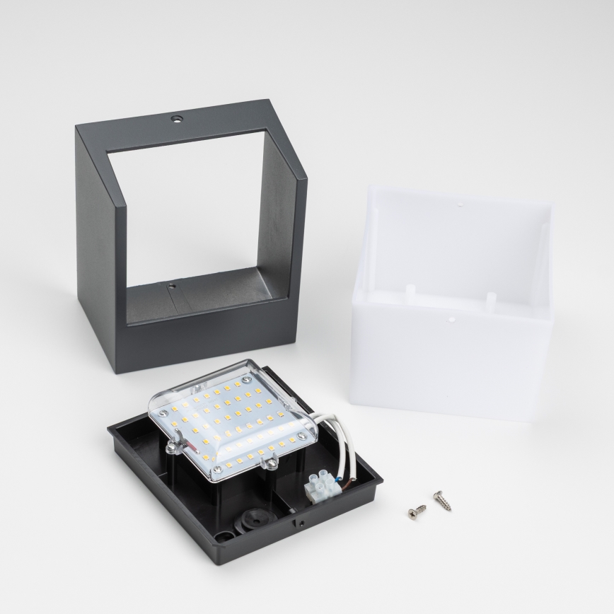Brilagi - LED Zunanja stenska svetilka TERNI LED/12W/230V antracit IP44