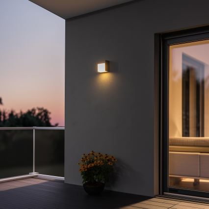 Brilagi - LED Zunanja stenska svetilka TERNI LED/12W/230V siva IP44