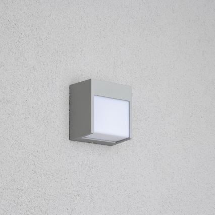 Brilagi - LED Zunanja stenska svetilka TERNI LED/12W/230V siva IP44