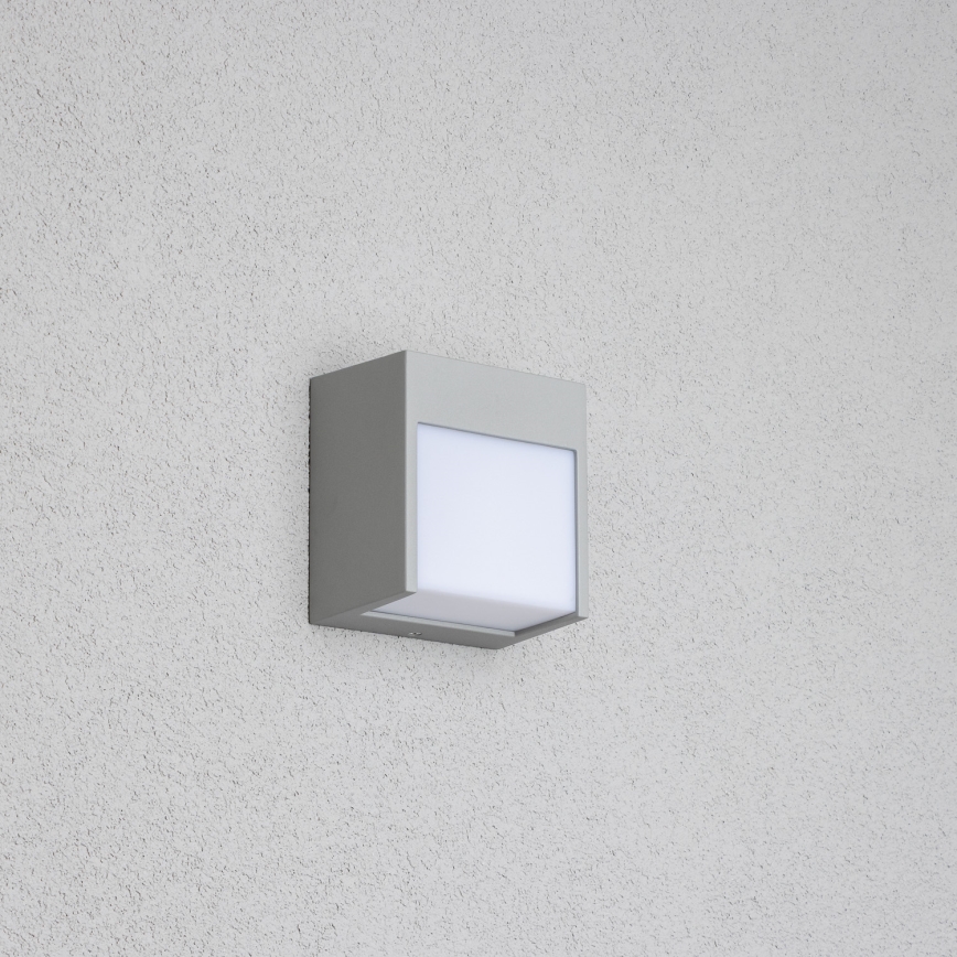 Brilagi - LED Zunanja stenska svetilka TERNI LED/12W/230V siva IP44