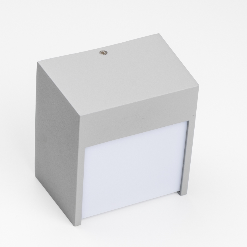Brilagi - LED Zunanja stenska svetilka TERNI LED/12W/230V siva IP44