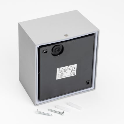 Brilagi - LED Zunanja stenska svetilka TERNI LED/12W/230V siva IP44