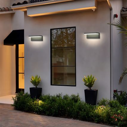 Brilagi - LED zunanja stenska svetilka TESSI LED/10W/230V antracit IP54