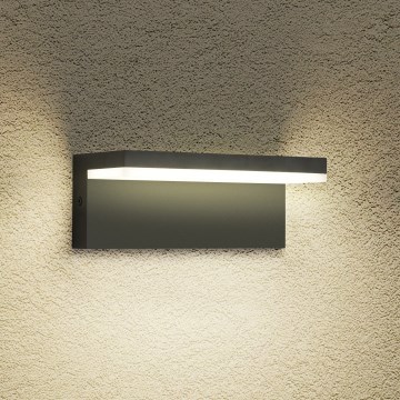 Brilagi - LED zunanja stenska svetilka TESSI LED/10W/230V črna IP54