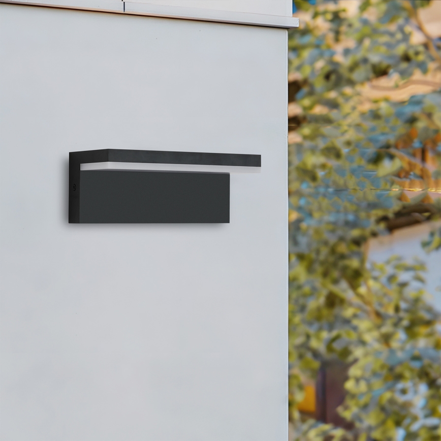 Brilagi - LED zunanja stenska svetilka TESSI LED/10W/230V črna IP54