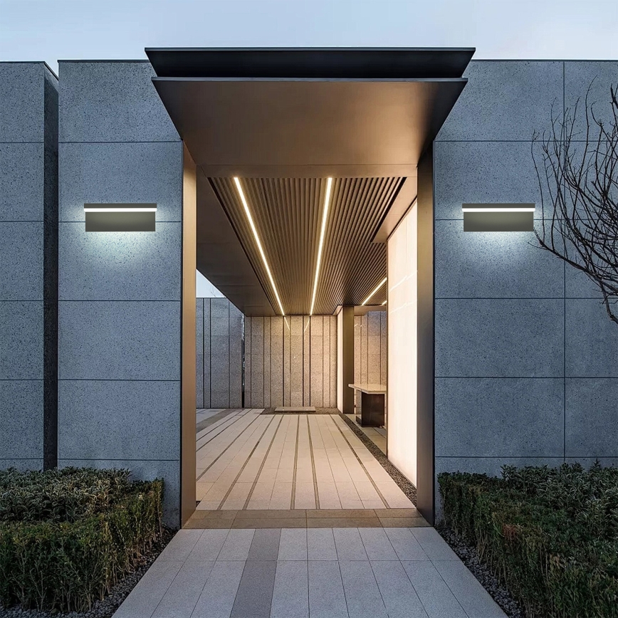 Brilagi - LED zunanja stenska svetilka TESSI LED/10W/230V črna IP54