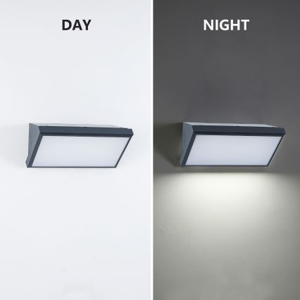Brilagi - LED zatemnjivo zunanje stensko svetilo TRIANGLE 1xE27/6W/230V 2700-6500K IP65 antracit