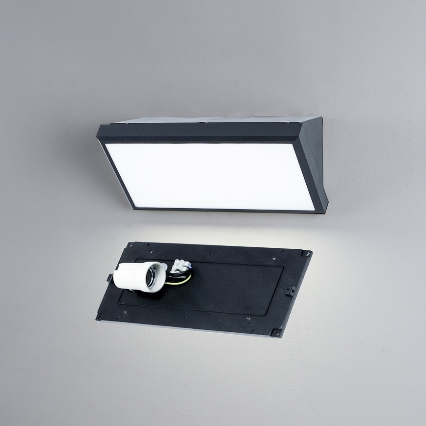 Brilagi - LED zatemnjivo zunanje stensko svetilo TRIANGLE 1xE27/6W/230V 2700-6500K IP65 antracit