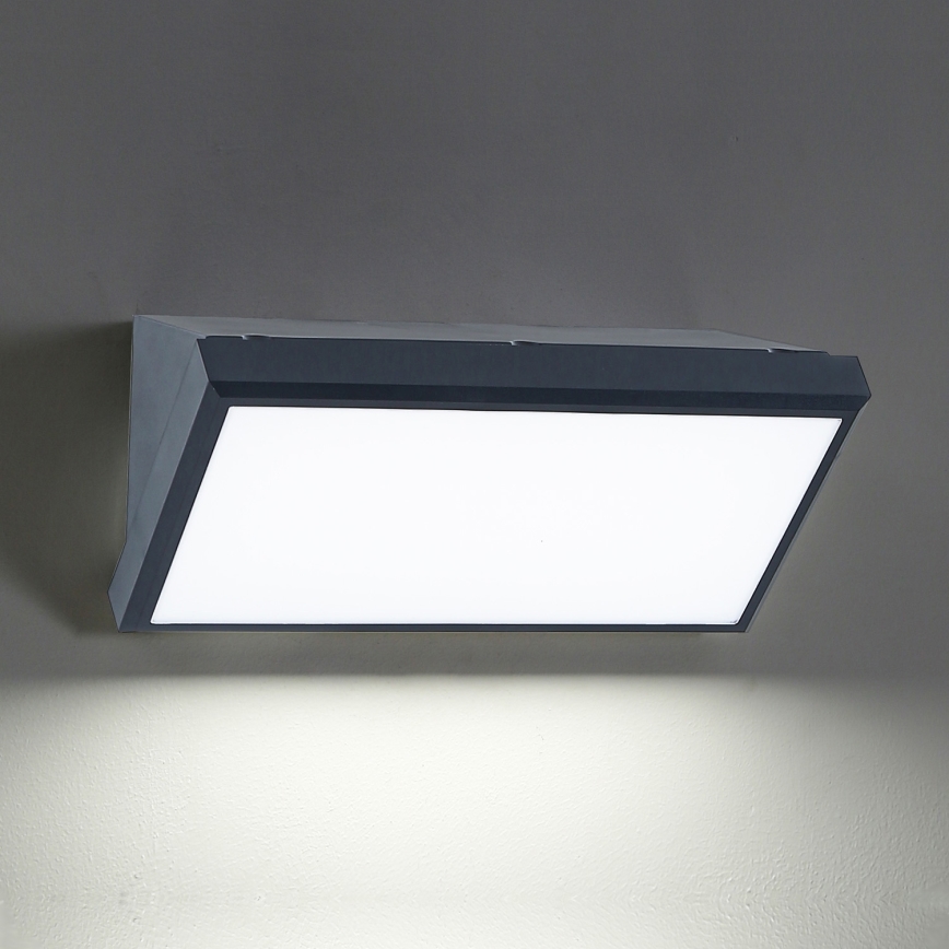 Brilagi - LED Zunanja stenska svetilka TRIANGLE LED/20W/230V antracit IP65