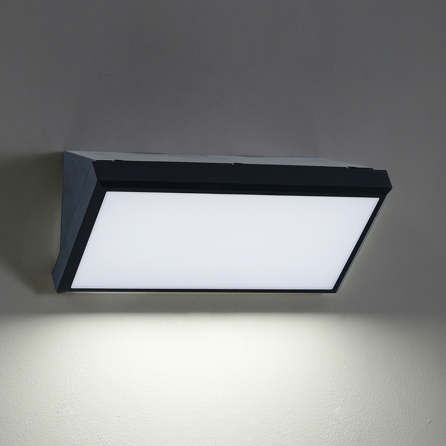 Brilagi - LED Zunanja stenska svetilka TRIANGLE LED/20W/230V črna IP65
