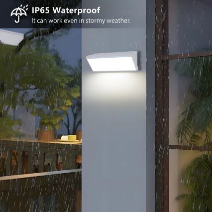 Brilagi - Zunanja LED stenska svetilka TRIANGLE LED/42W/230V 3000/4000/6500K, bela, IP65