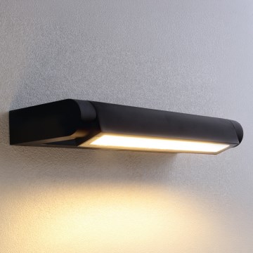 BRILAGI - LED zunanja stenska svetilka za fasado SALERNO LED/12W/230V 35,5 cm črna IP65