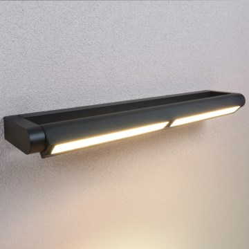 BRILAGI - LED Zunanja stenska svetilka za fasado SALERNO LED/24W/230V 66 cm črna IP65