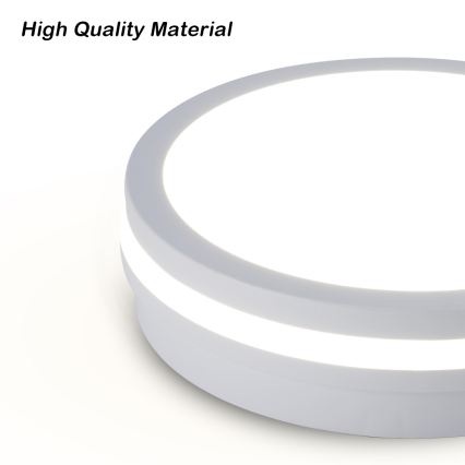 Brilagi - LED zunanja stropna svetilka BENE LED/18W/230V, premer 21,5 cm, bela, IP54