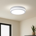 Brilagi - LED zunanja stropna svetilka BENE LED/24W/230V premer 26 cm bela IP54