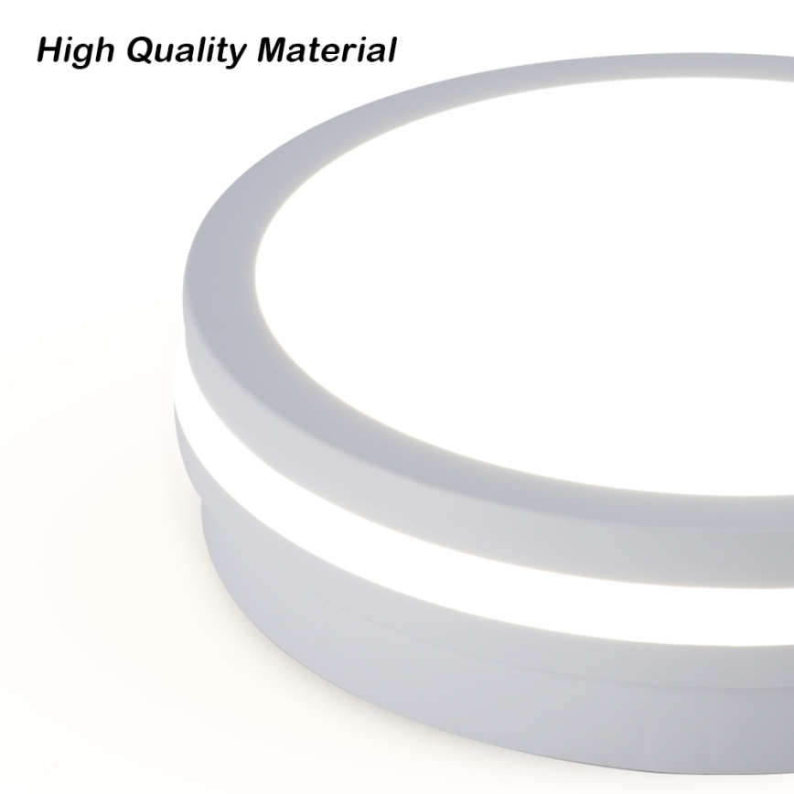 Brilagi - LED zunanja stropna svetilka BENE LED/24W/230V premer 26 cm bela IP54