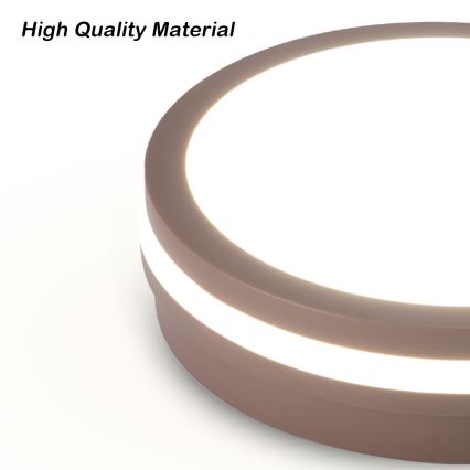 Brilagi - LED zunanja stropna svetilka BENE LED/24W/230V premer 26 cm rjava IP54