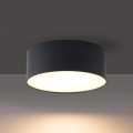 BRILAGI - LED zunanja stropna svetilka FORIS LED/14W/230V premer 12 cm črna IP44