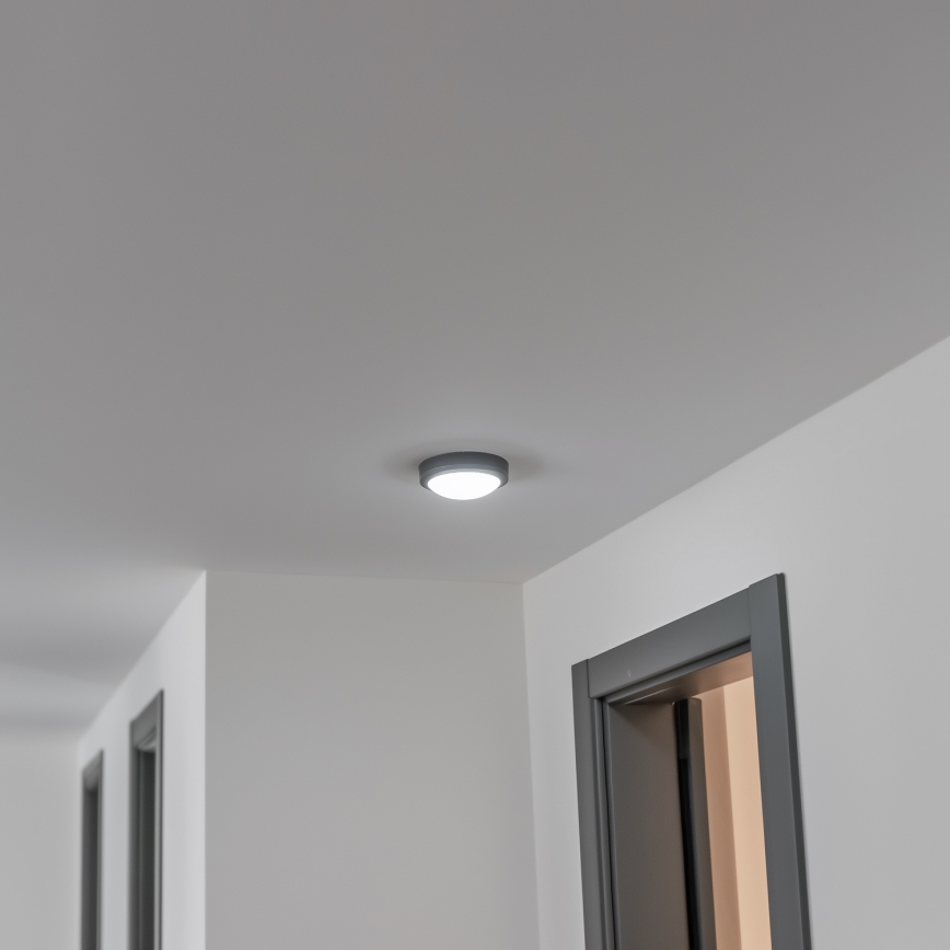 Brilagi - LED Zunanja stropna svetilka LED/13W/230V pr. 17 cm IP54 antracit