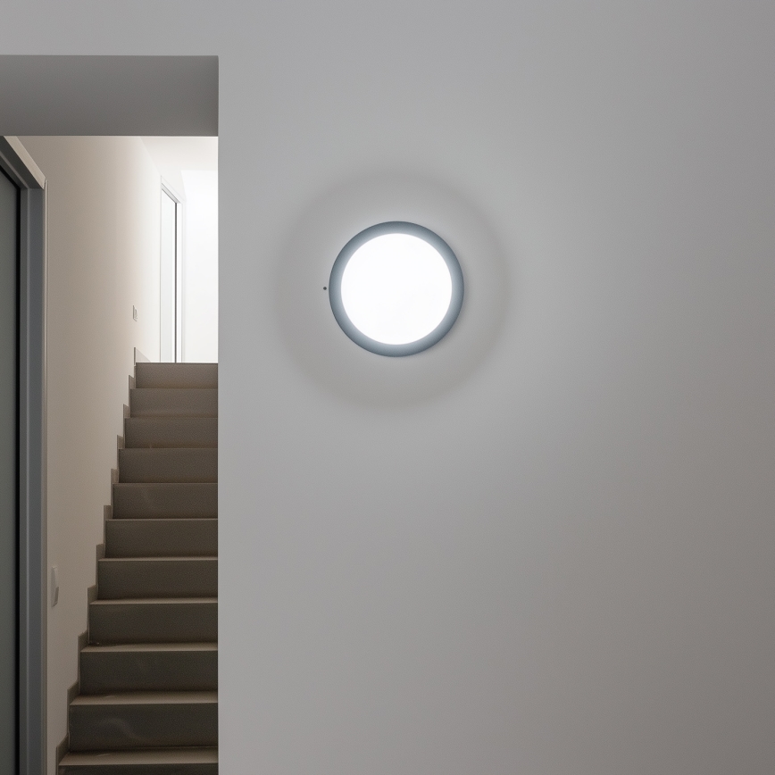 Brilagi - LED Zunanja stropna svetilka LED/13W/230V pr. 17 cm IP54 antracit