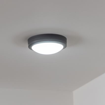 Brilagi - LED Zunanja stropna svetilka LED/13W/230V pr. 17 cm IP54 antracit