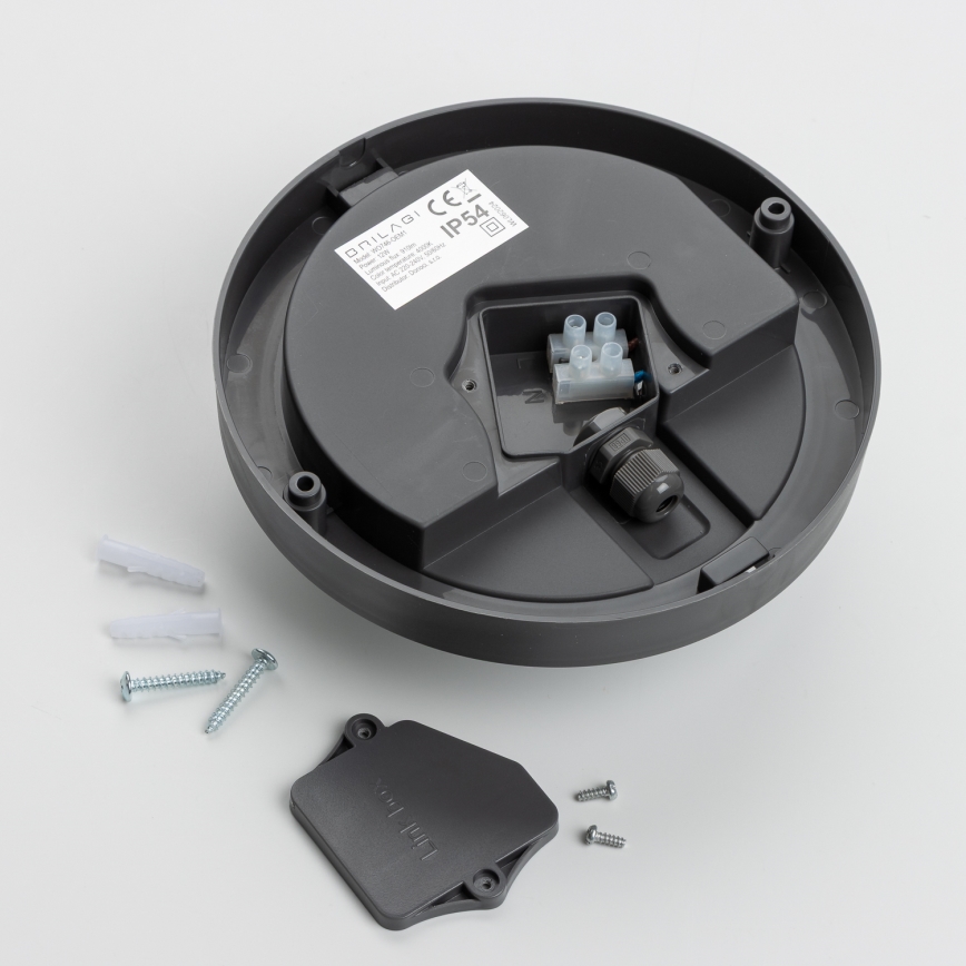 Brilagi - LED Zunanja stropna svetilka LED/13W/230V pr. 17 cm IP54 antracit