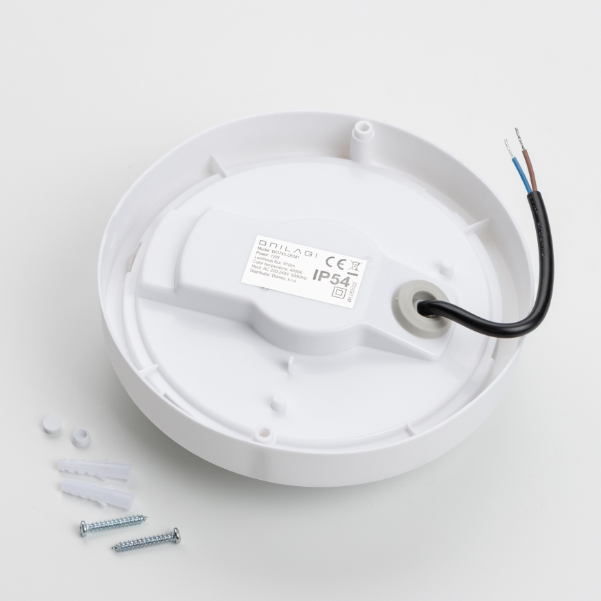 Brilagi - LED Zunanja stropna svetilka LED/13W/230V pr. 17 cm IP54