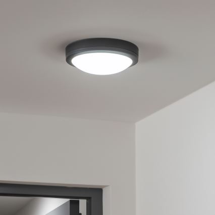 Brilagi - LED Zunanja stropna svetilka LED/20W/230V pr. 23 cm IP54 antracit