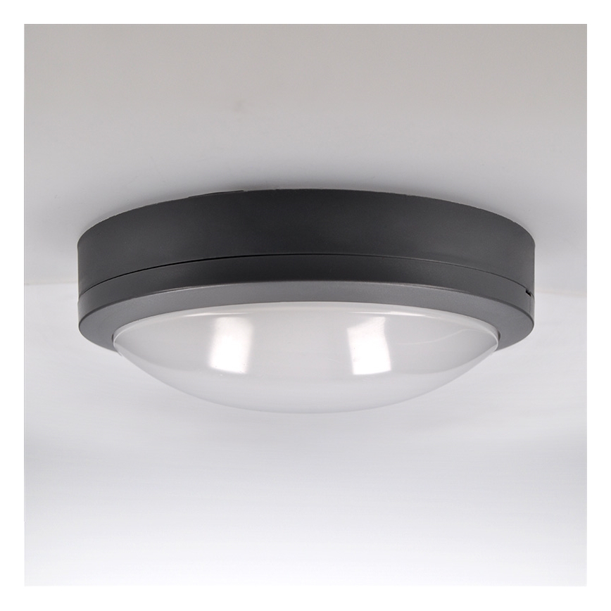 Brilagi - LED Zunanja stropna svetilka LED/20W/230V pr. 23 cm IP54 antracit