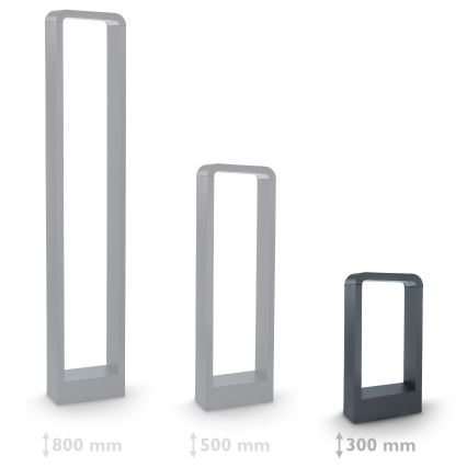 Brilagi - LED Zunanja svetilka BARI LED/7W/230V 3000/4000/6000K antracit IP54 30 cm