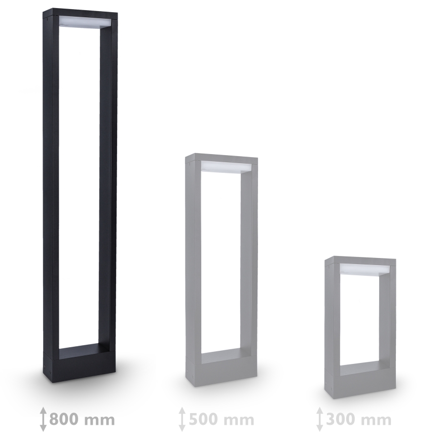 Brilagi - LED Zunanja svetilka BARI LED/7W/230V 3000/4000/6000K antracit IP54 80 cm
