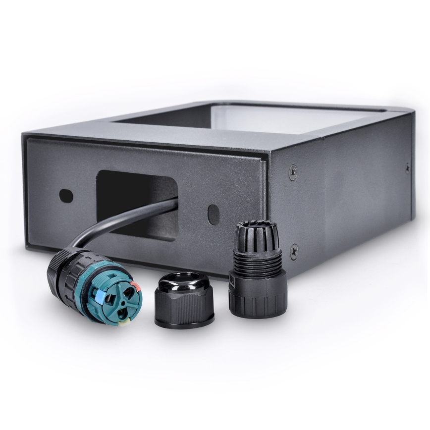Brilagi - LED Zunanja stenska svetilka BARI LED/7W/230V 3000/4000/6000K antracit IP54