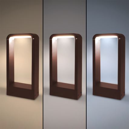 Brilagi - LED zunanja svetilka BARI LED/7W/230V 3000/4000/6000K rjava IP54 30 cm