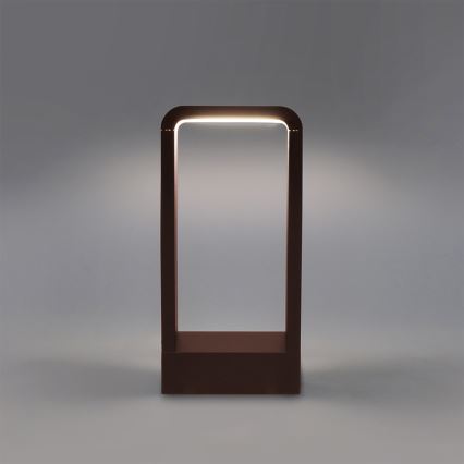 Brilagi - LED zunanja svetilka BARI LED/7W/230V 3000/4000/6000K rjava IP54 30 cm