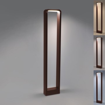 Brilagi - LED zunanja svetilka BARI LED/7W/230V 3000/4000/6000K rjava IP54 80 cm