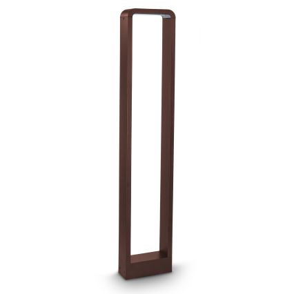 Brilagi - LED zunanja svetilka BARI LED/7W/230V 3000/4000/6000K rjava IP54 80 cm